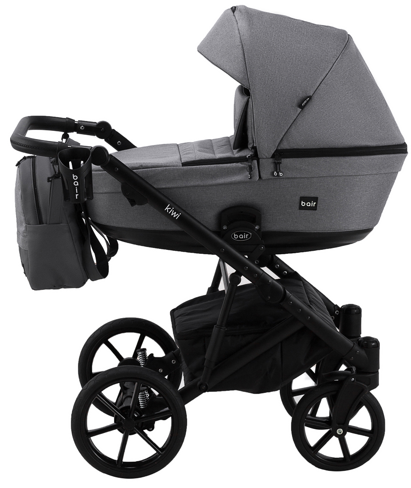 

Детская коляска 2 в 1 универсальная Bair Kiwi Soft BKS-218 эко-кожа Серый - графит (625506)