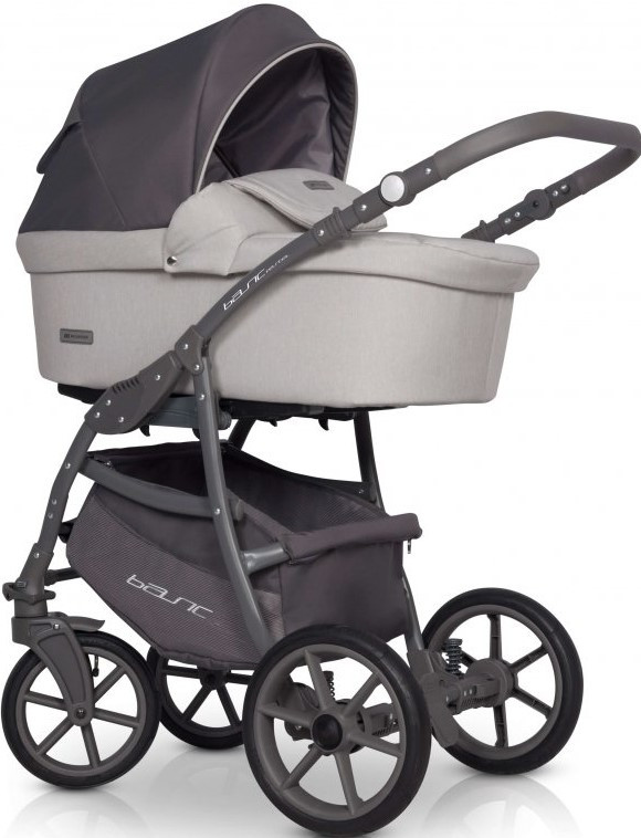 

Детская универсальная коляска 2 в 1 Riko Basic Pastel 01 Stone