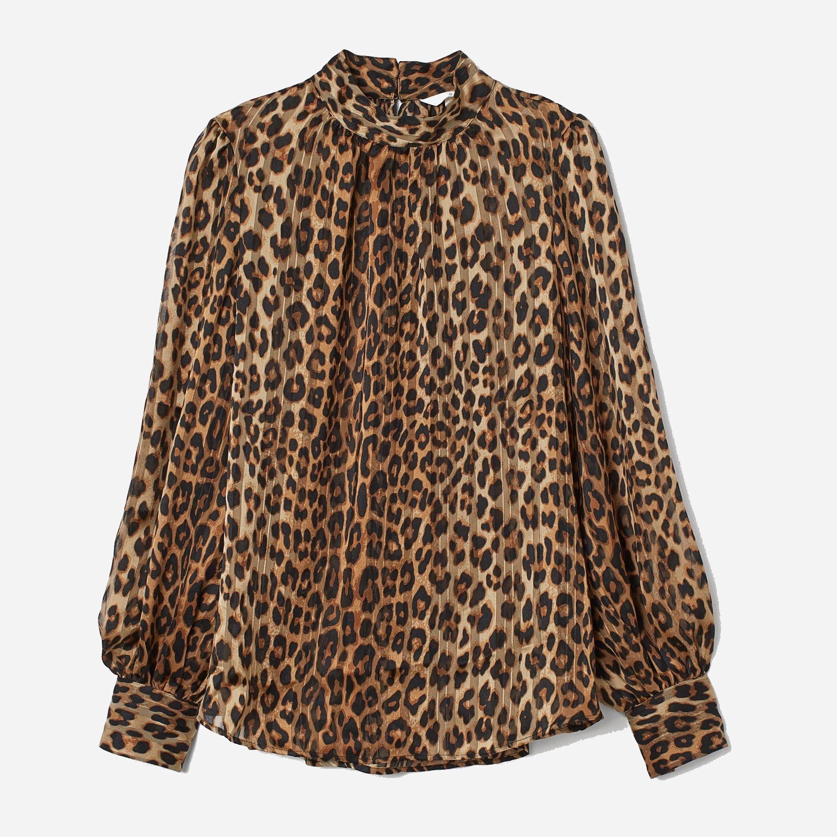 

Блузка H&M XAZ231815CXCC S Леопардовая