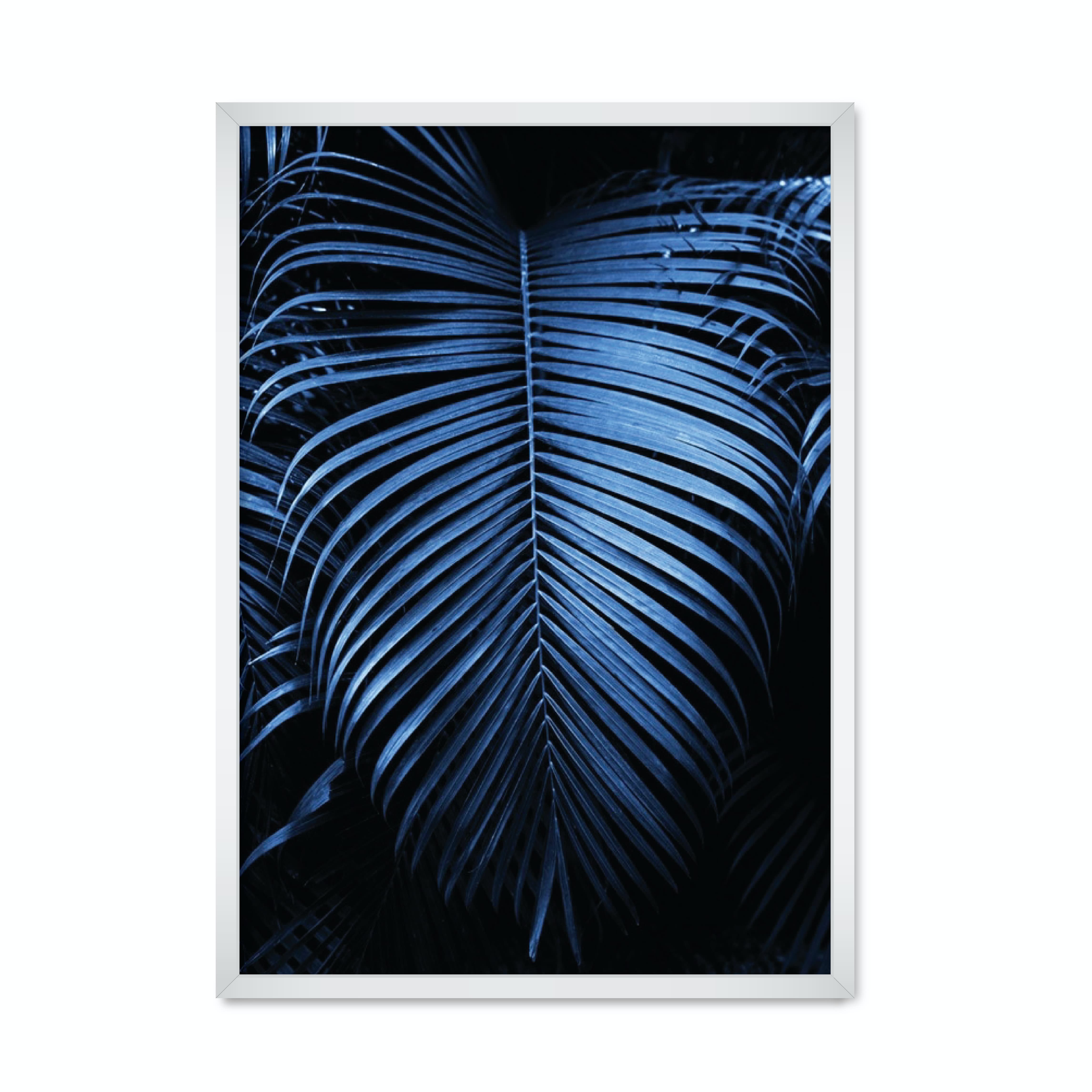 

Постер "Blue Leaves" с антибликовым стеклом 29.7 x 42 см в белой рамке