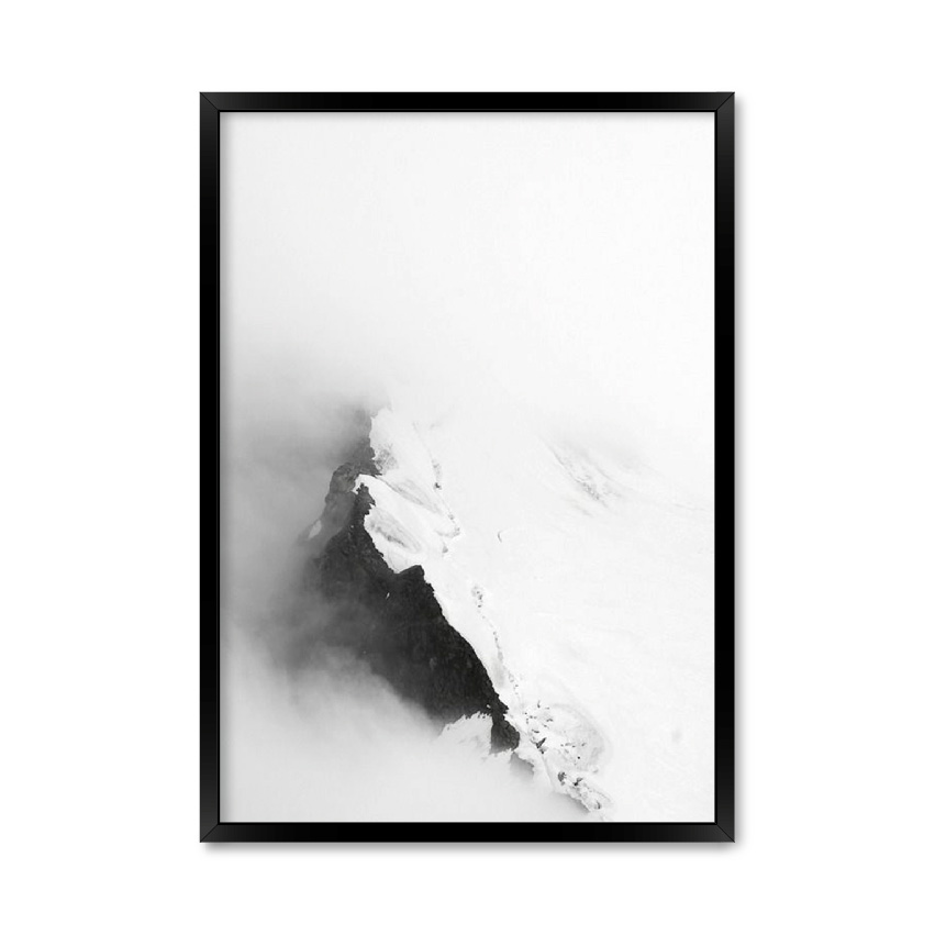 

Постер "Snowy mountain" с антибликовым стеклом 42 x 59.4 см в чёрной рамке
