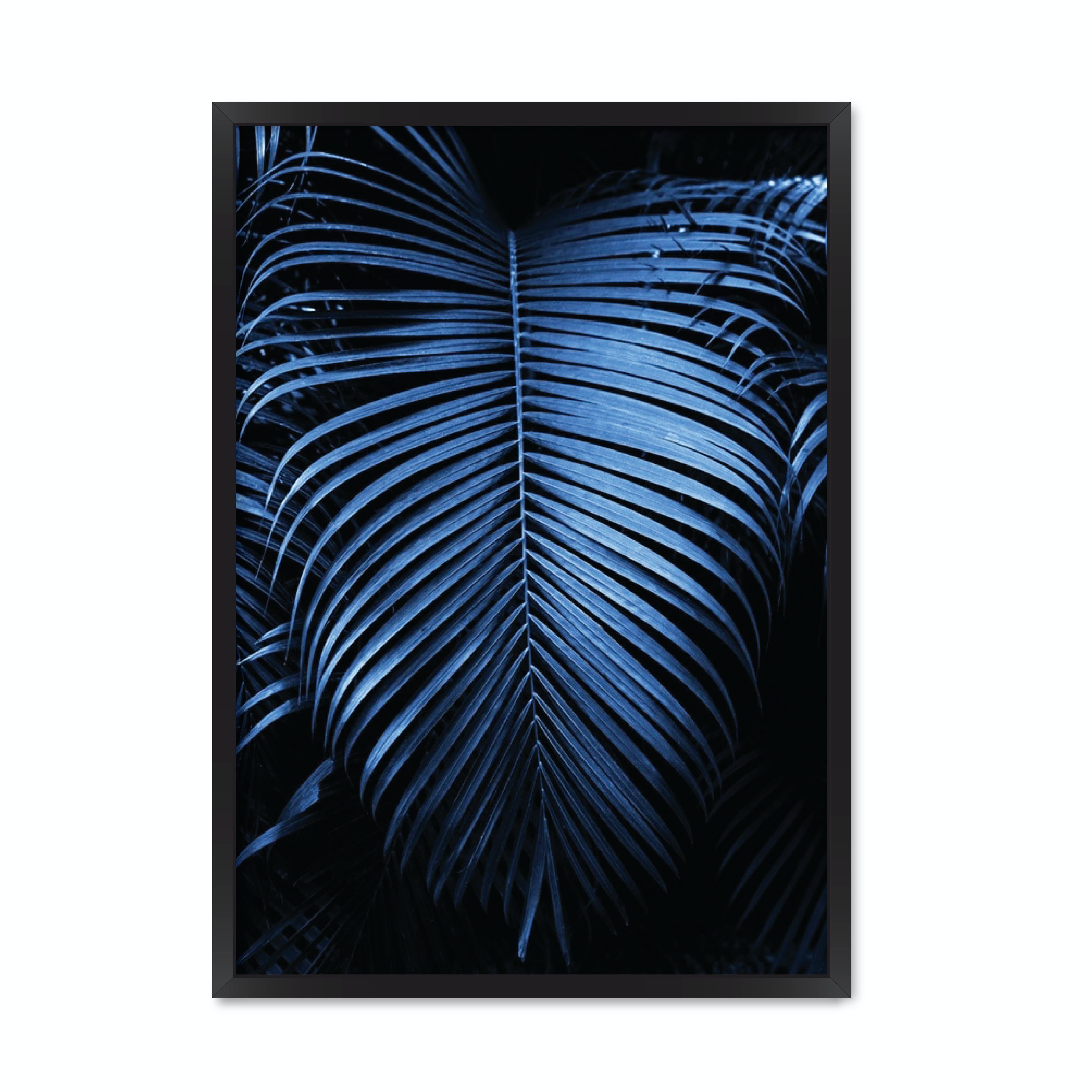 

Постер "Blue Leaves" с антибликовым стеклом 29.7 x 42 см в чёрной рамке