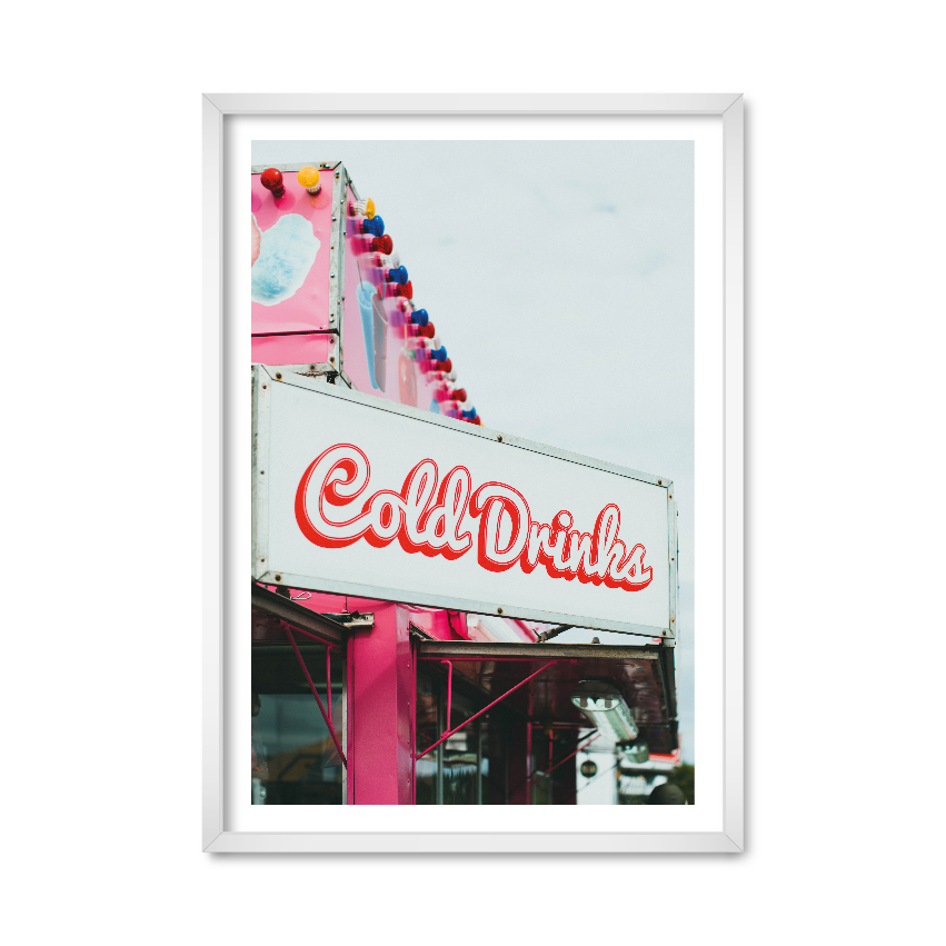 

Постер "Cold Drinks" без стекла 59.6 x 84 см в белой рамке