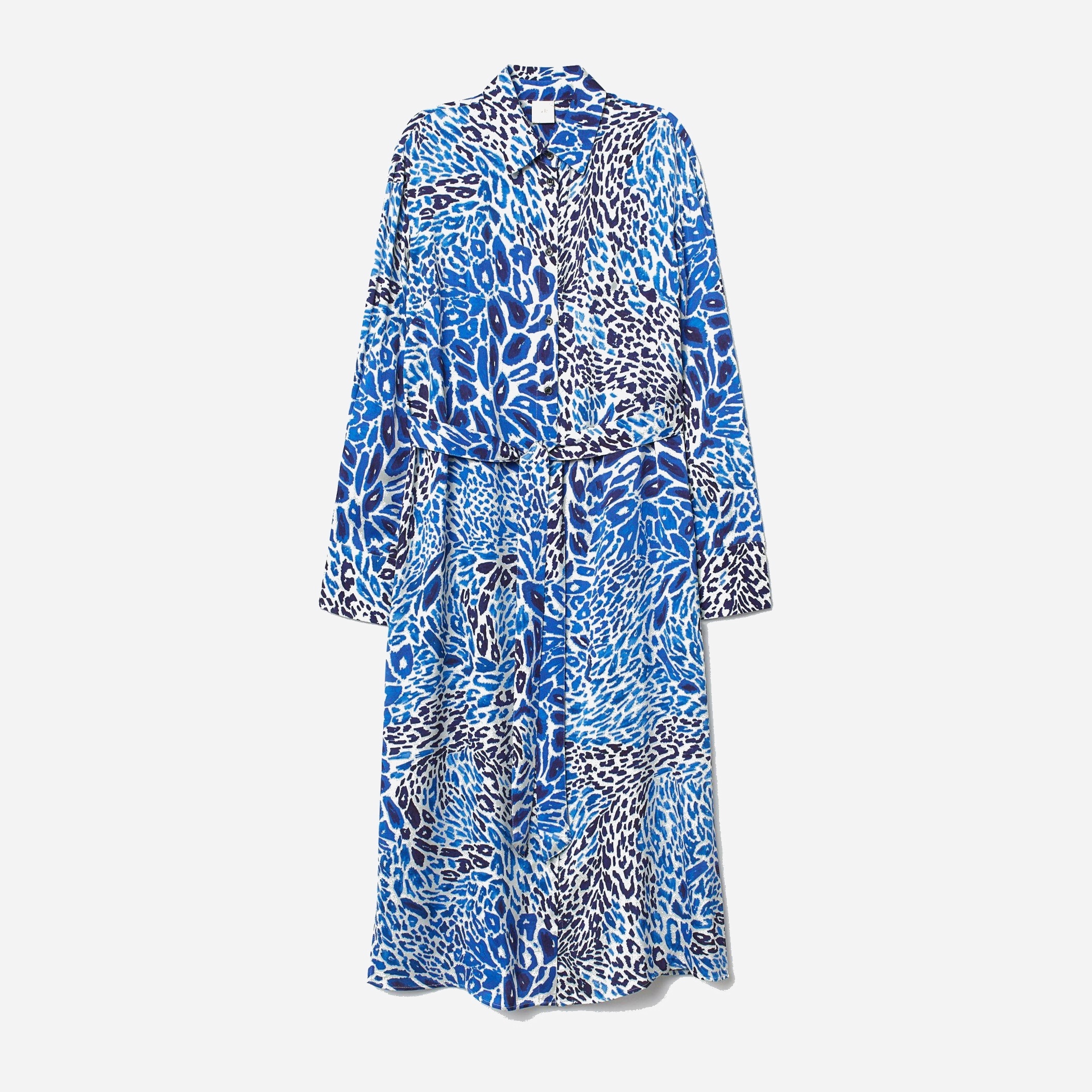 

Платье H&M XAZ163392IUUP  Белое с синим, Платье H&M XAZ163392IUUP 40 Белое с синим