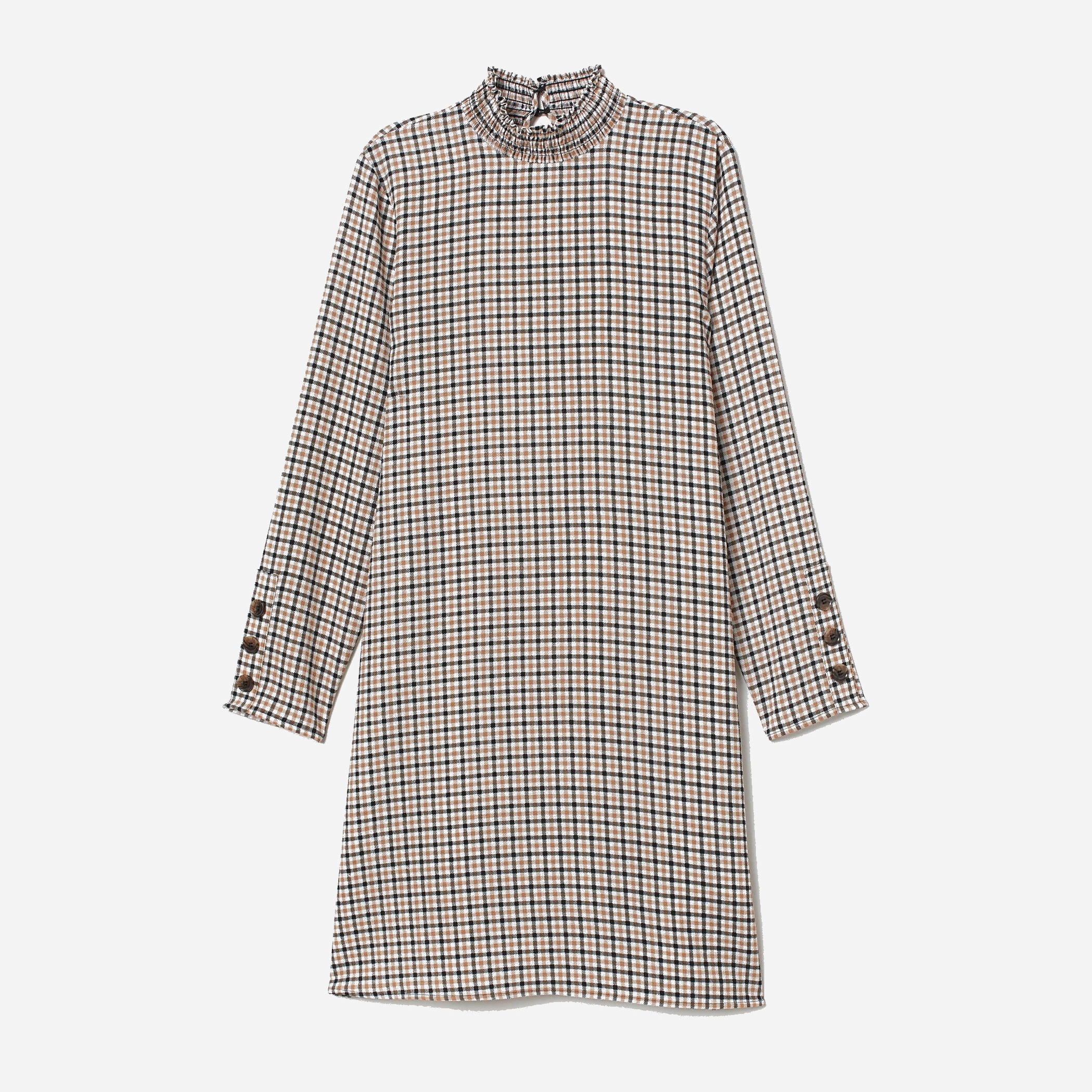 

Платье H&M XAZ165713UTSJ  Бежевое с белым и черным, Платье H&M XAZ165713UTSJ 34 Бежевое с белым и черным