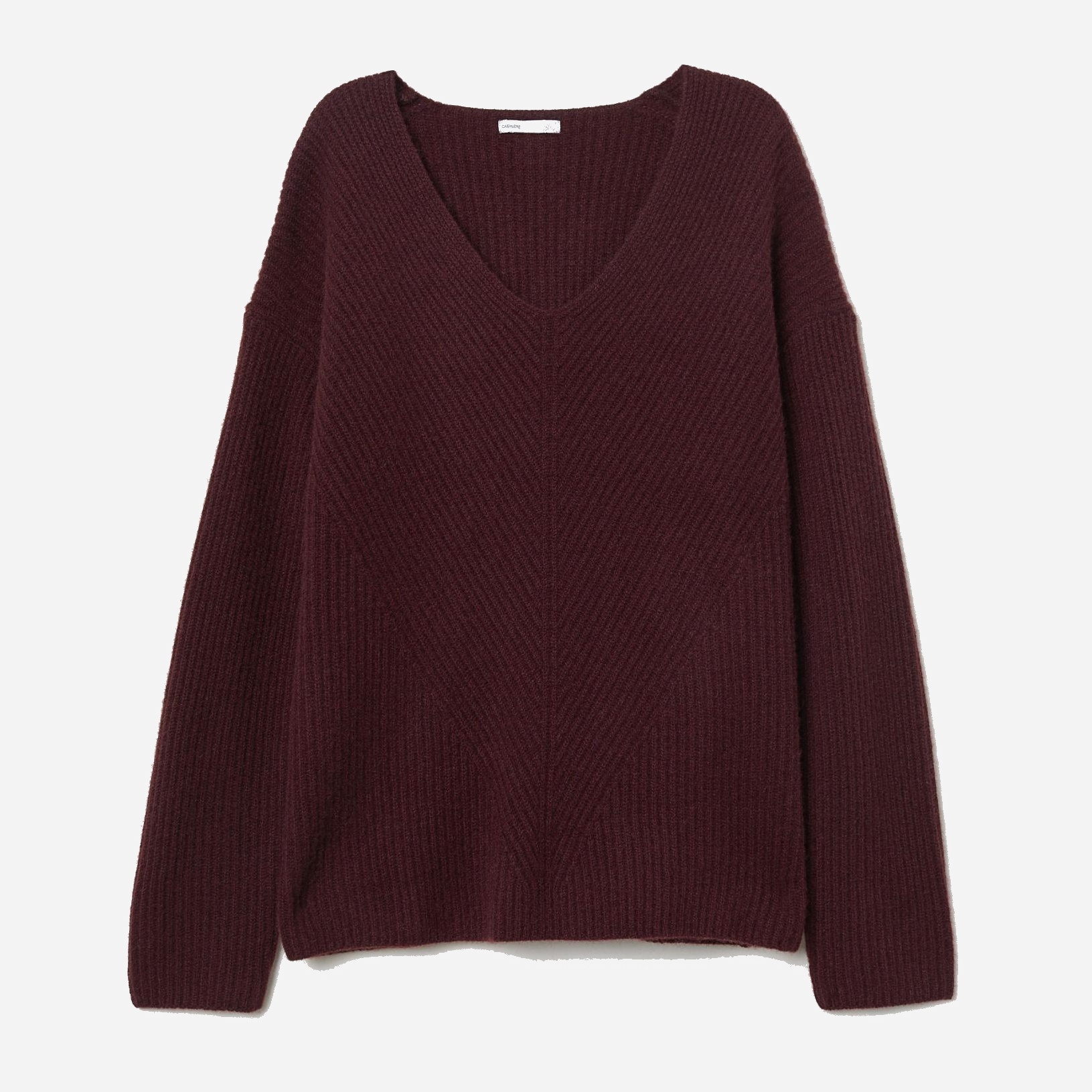 

Пуловер H&M XAZ162370ZRRD M Бордовый