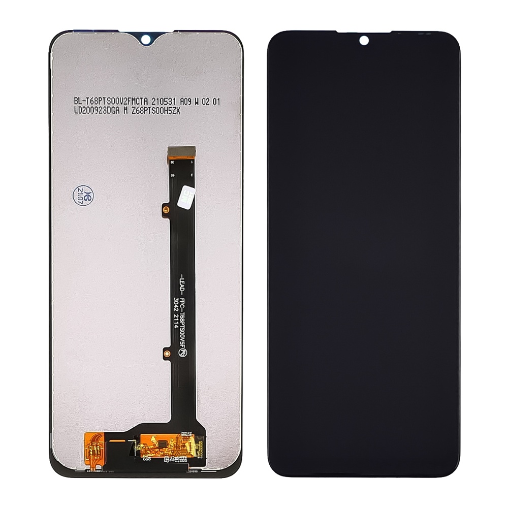 

Дисплей для ZTE Blade V2020 Smart с чёрным тачскрином