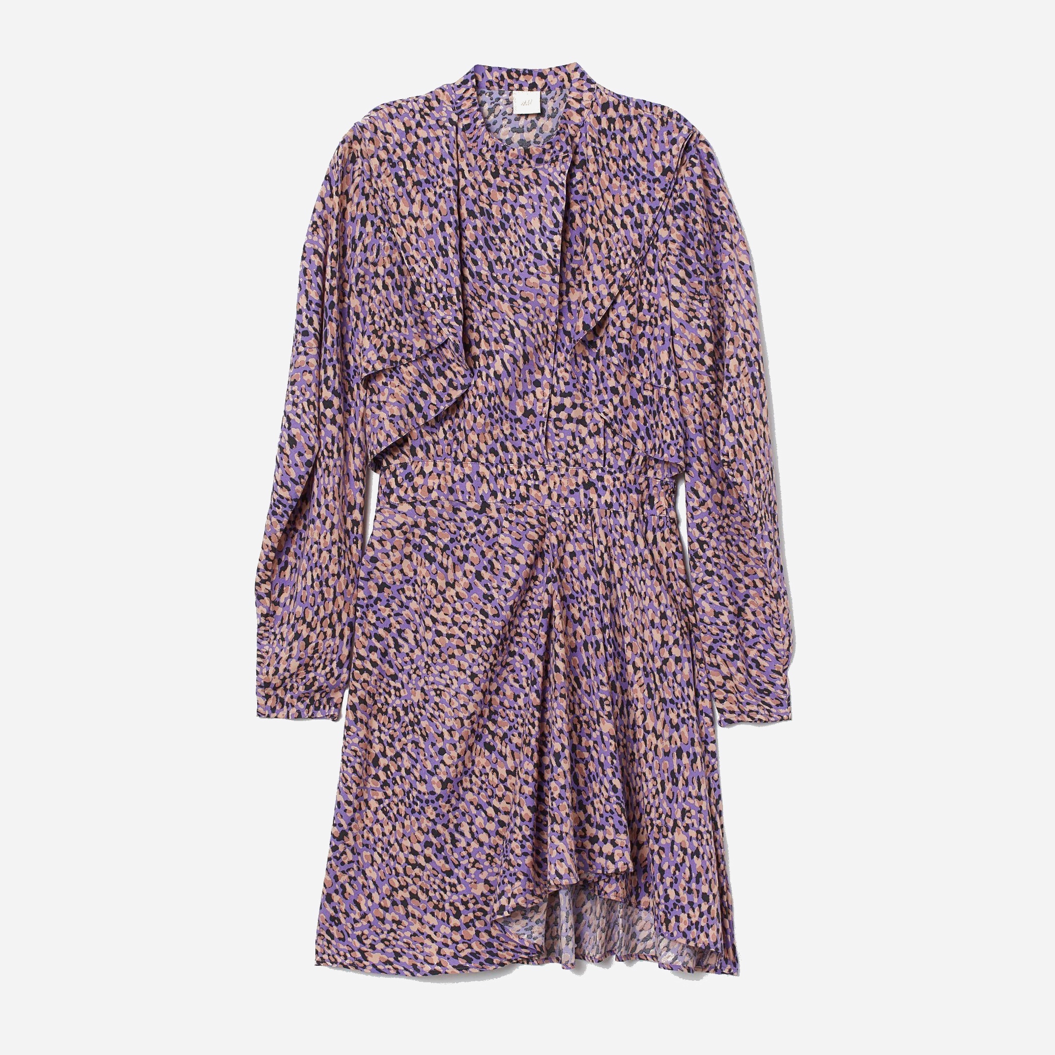 

Платье H&M XAZ228043BOBO  Фиолетовое с бежевым, Платье H&M XAZ228043BOBO 36 Фиолетовое с бежевым