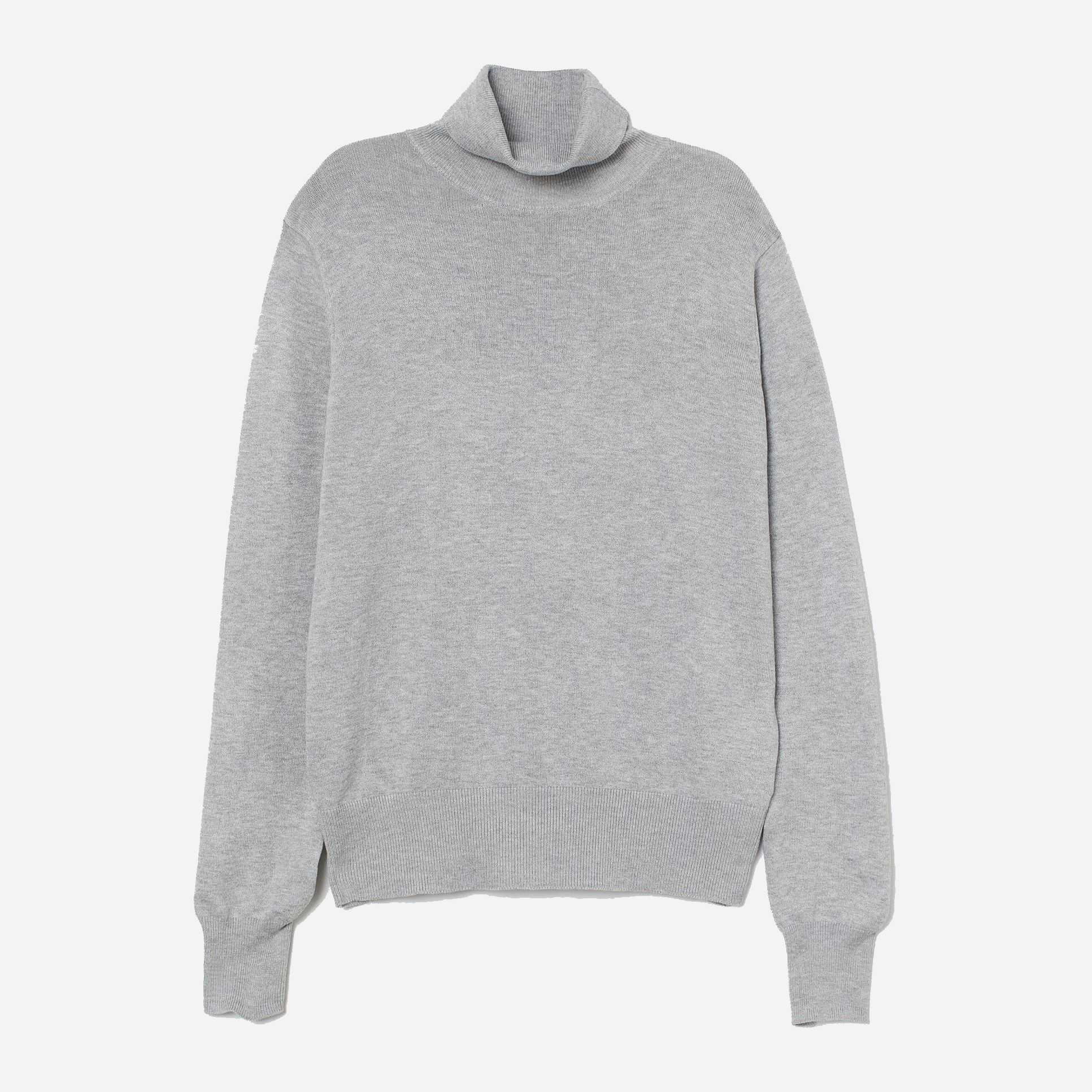 

Свитер H&M 6736772sm M Светло-серый меланж