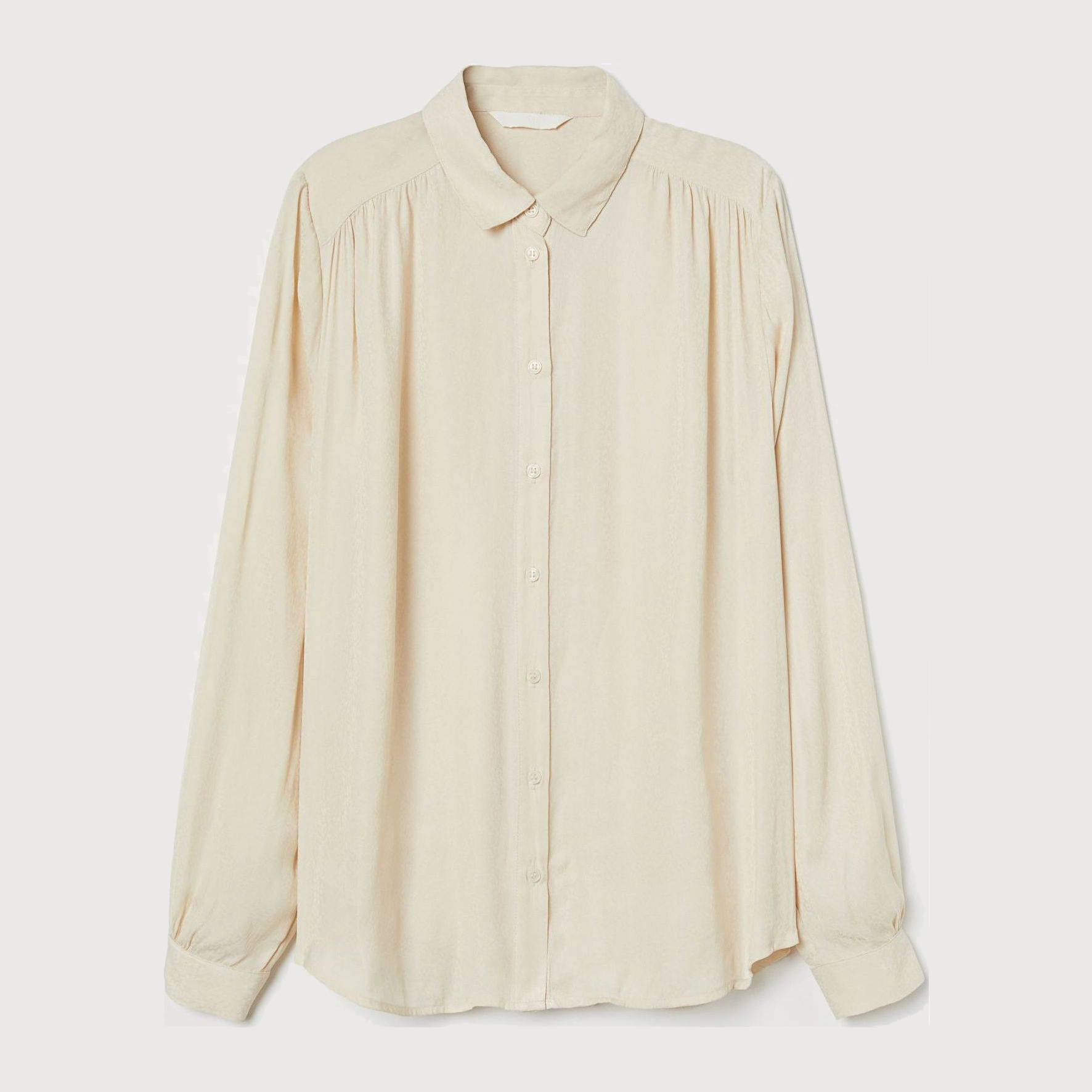 

Рубашка H&M 6970540RP7 48 Светло-бежевая