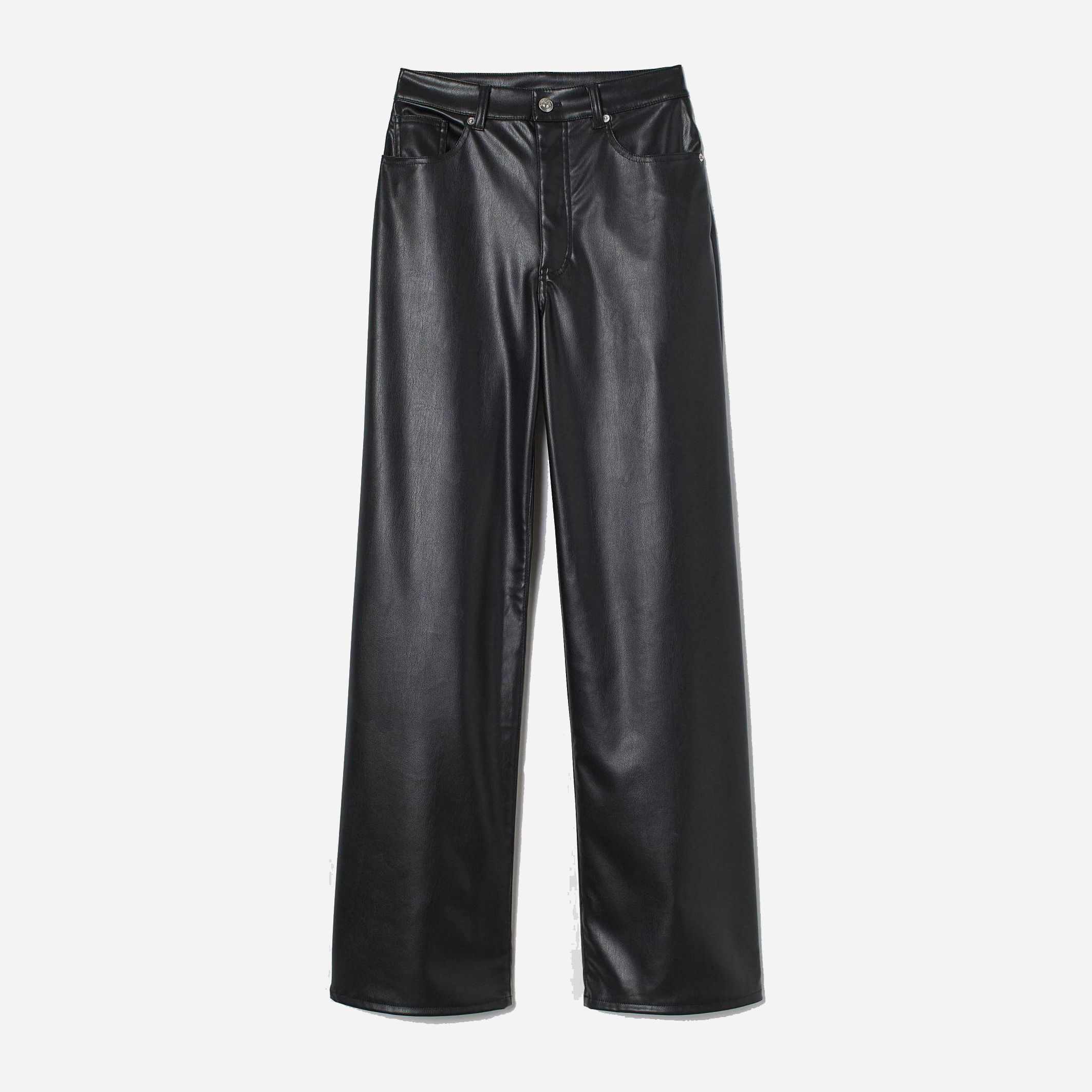 

Брюки из искусственной кожи H&M 9315233bar 42 Черные