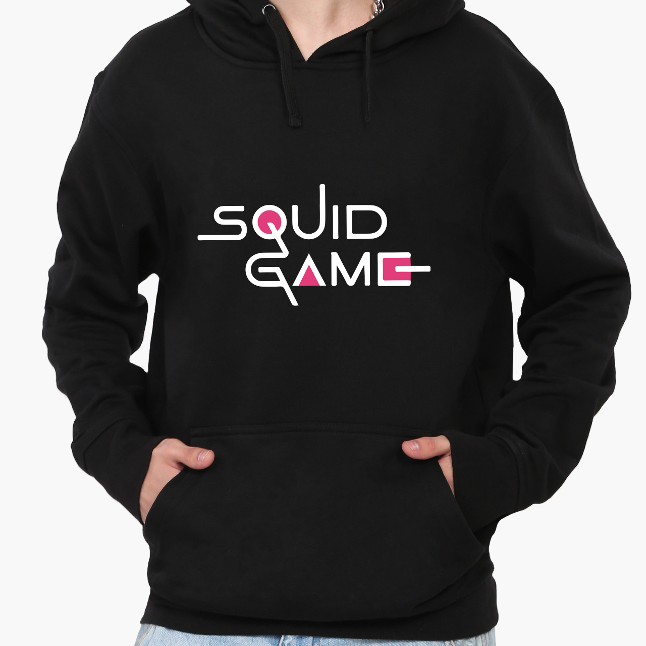 

Худи мужской Игра в кальмара (Squid Game) (9225-3377-5) Черный XXL