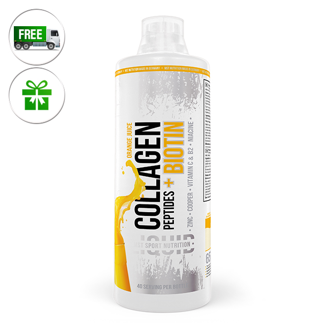

Специальный продукт MST Nutrition Сollagen Peptides plus Biotine 1000 мл Апельсиновый фреш
