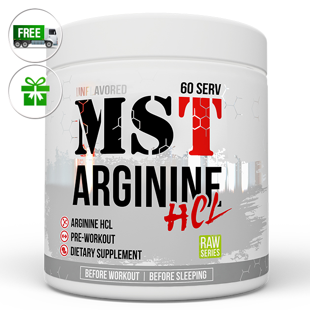 

Аминокислота MST Nutrition Arginine HCL 300 г