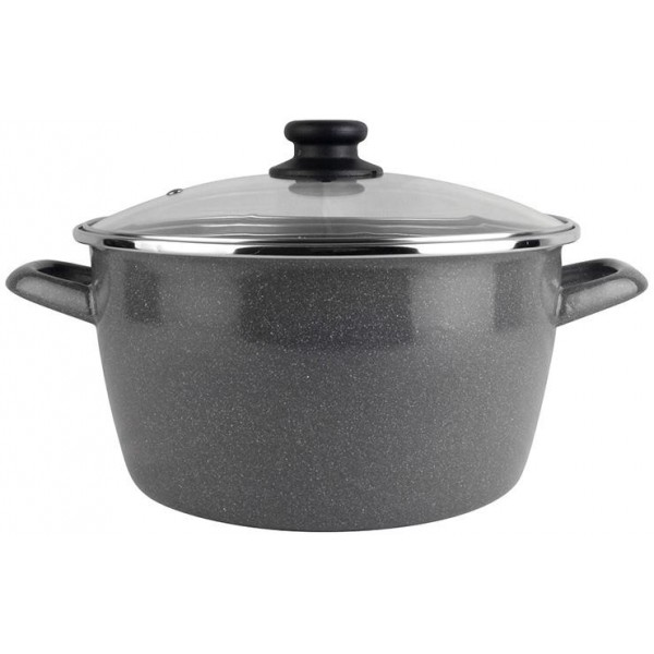 

Кастрюля эмалированная с крышкой Vitrinor Gransasso 5.4 л с антипригарным покрытием Ø26 см