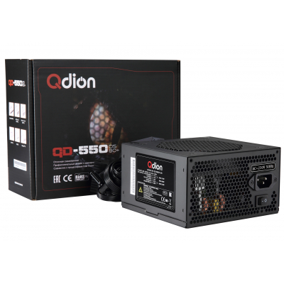 

Блок питания Qdion 550W (QD-550DS 80+)