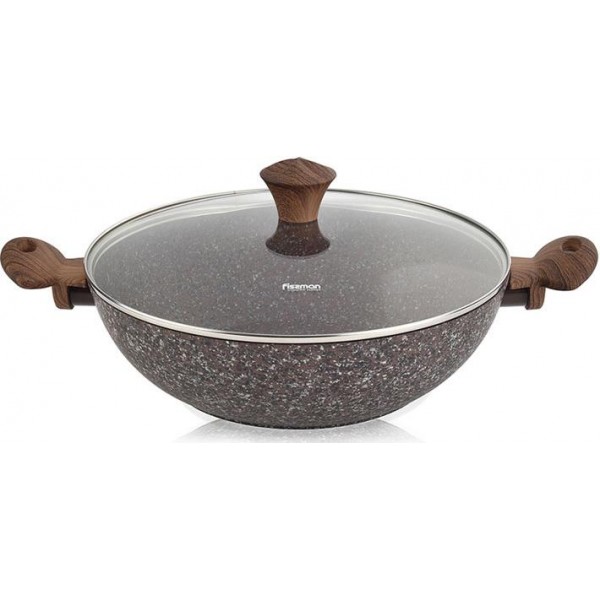 

Вок из литого алюминия Fissman Magic Brown с антипригарным покрытием Ø30х9 см