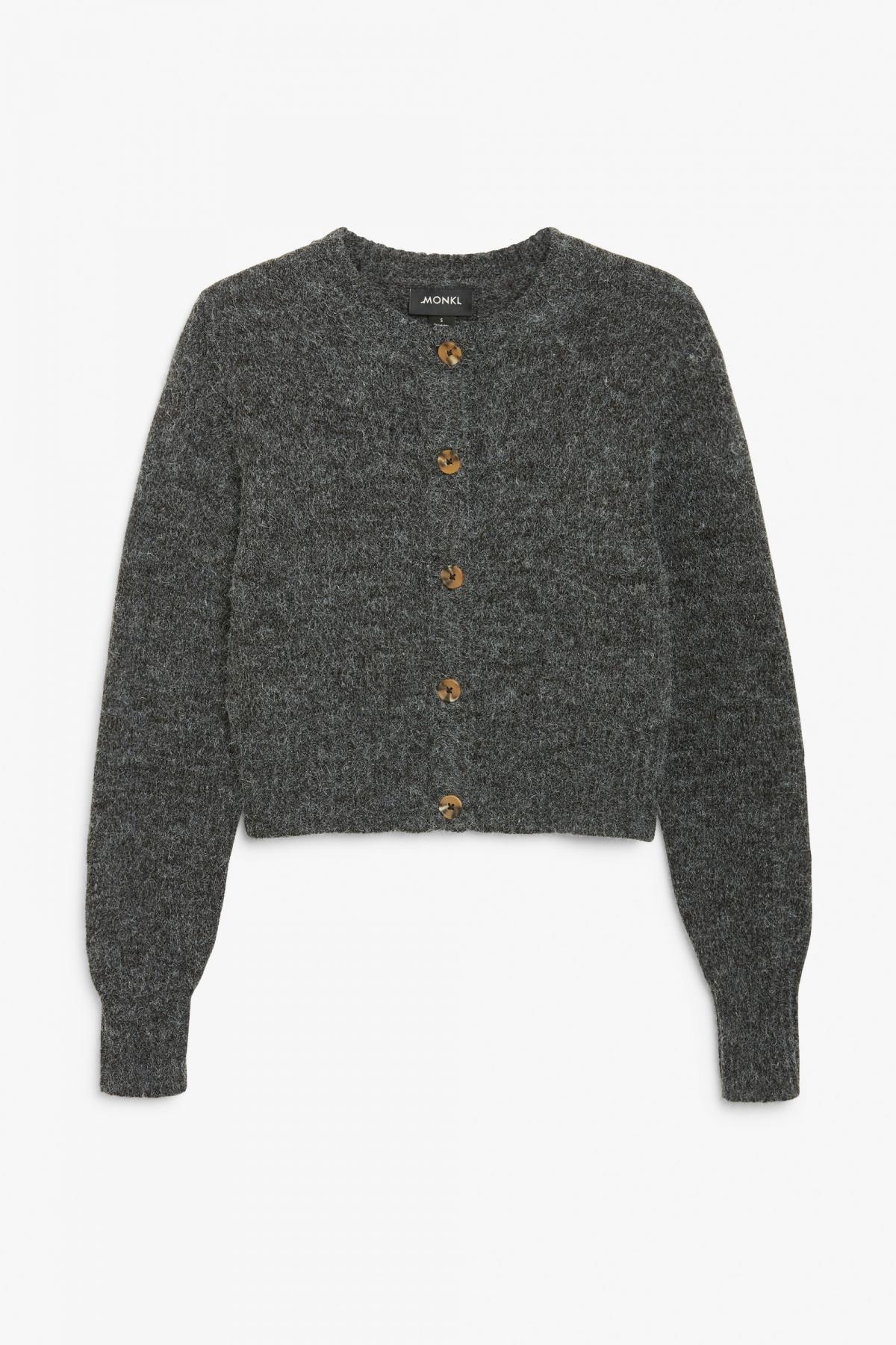 

Кардиган Monki  Серый (6183-0693035001, Кардиган Monki xs Серый (6183-0693035001)