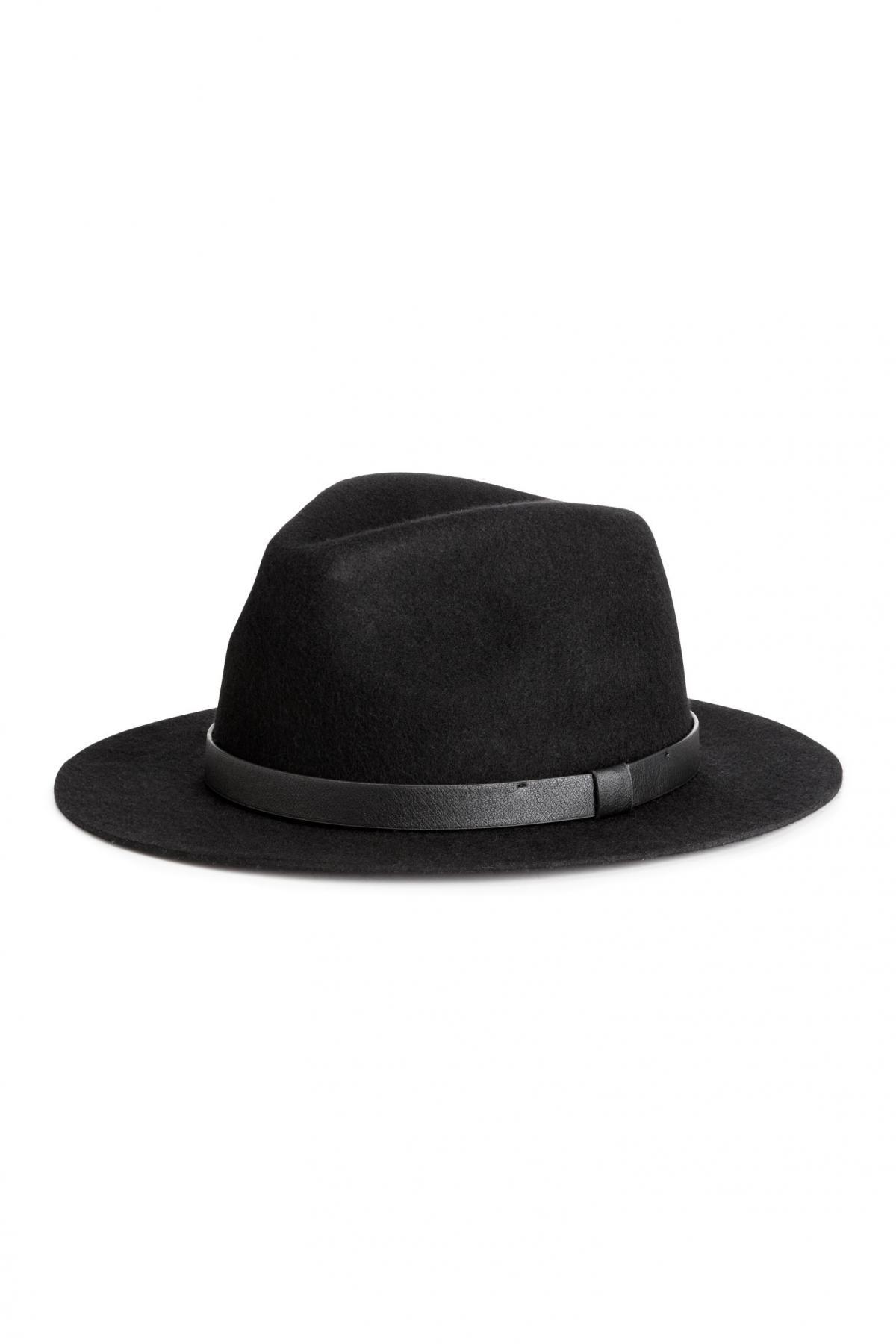 

Шерстяная шляпа H&M l-60 Черная (6128-0345616004)