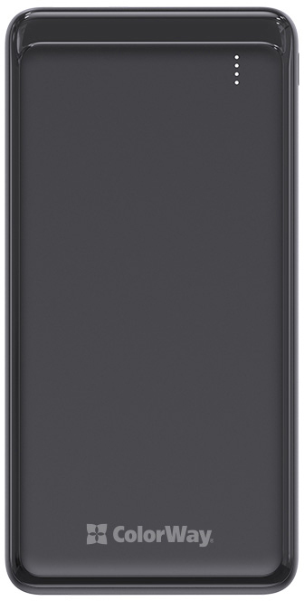 

УМБ ColorWay 10000 mAh Slim Black (CW-PB100LPF2BK)