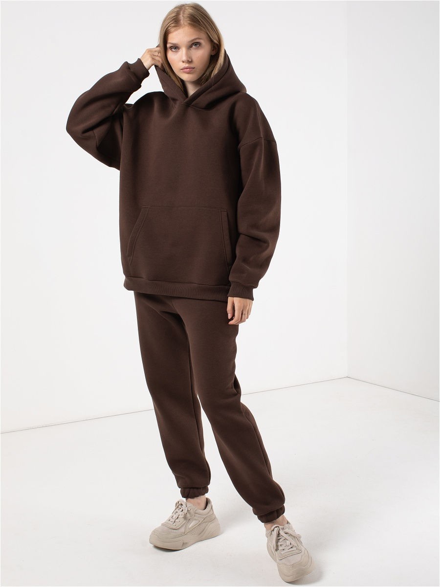 

Спортивный костюм женский оверсайз Hoodie People Шоколад, Спортивный костюм женский оверсайз Hoodie People Шоколад L