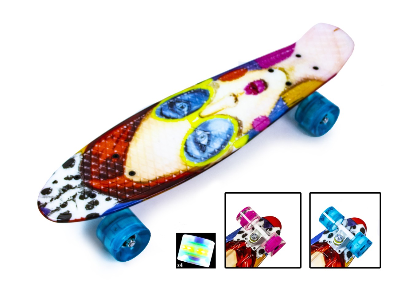 

Penny Board "Cool Girl" Светящиеся колеса.