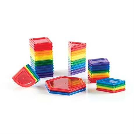 

Магнитный конструктор Guidecraft PowerClix Solids, 44 детали