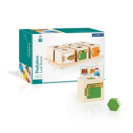 

Набор-сортер Guidecraft Manipulatives Коробочки с геометрическими фигурами