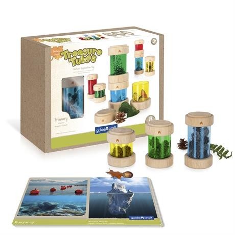 

Игровой набор Guidecraft Natural Play Сокровища в цветных баночках