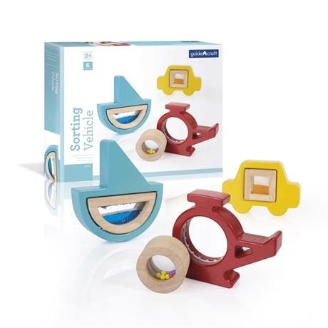 

Деревянный сортер Guidecraft Manipulatives Транспорт