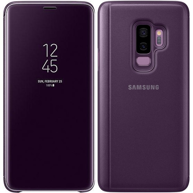 

Защитный смарт чехол книжка S-View Flip cover clear Samsung Galaxy S9 Plus + G965 violet