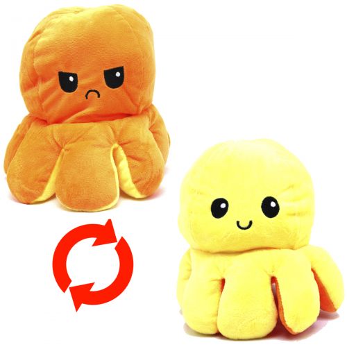 

Игрушка-перевёртыш "Mood octopus" большой, оранжевый