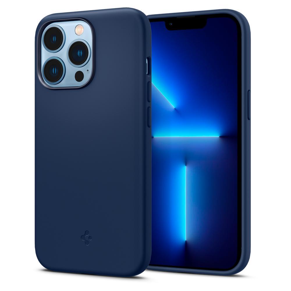 

Чехол Spigen Silicone FIt для iPhone 13 Pro Navy Blue