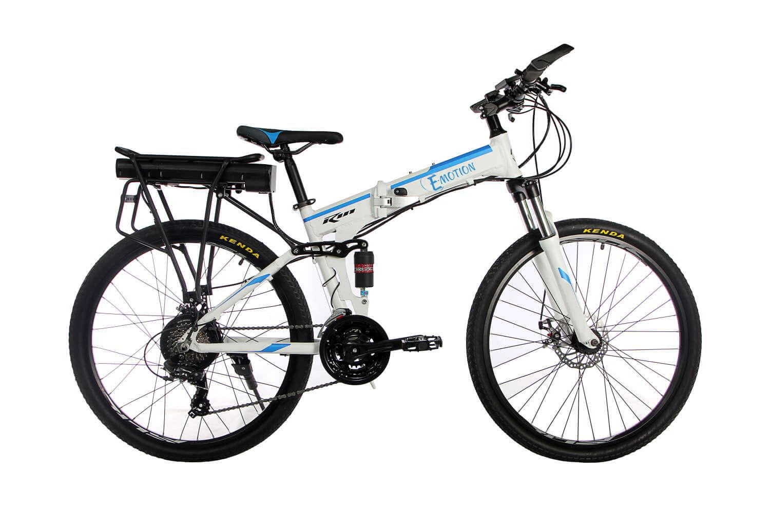 

Электровелосипед складной E-motion 36V 12Ah 500W / алюминиевая рама 17" / бело-голубой (ESE3612500A17BG)