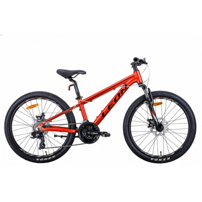 

Велосипед Leon 24" JUNIOR AM DD рама-12" 2021 Red (OPS-LN-24-071)