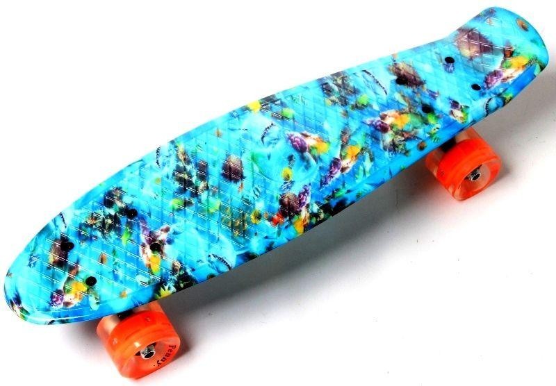 

Пенни борд (Penny Board) 22" со светящимися колёсами, Nemo