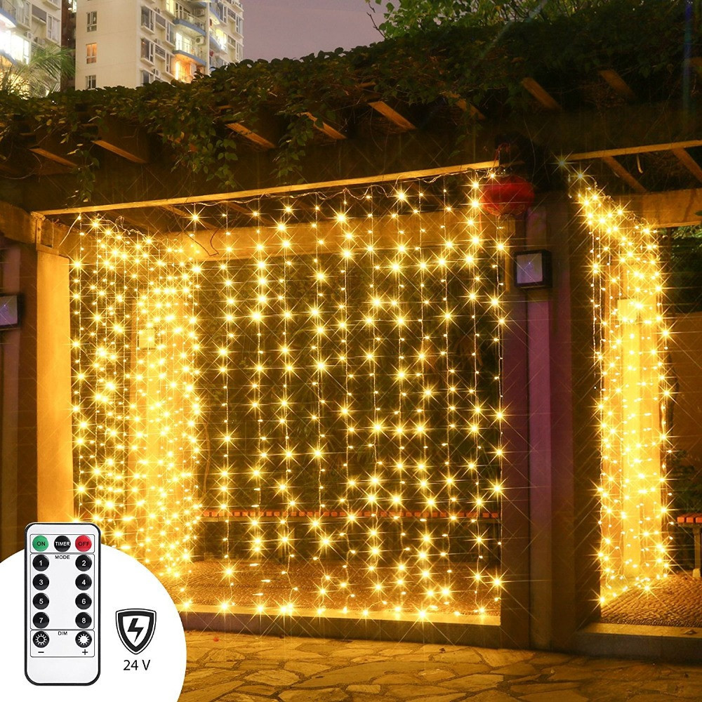 

Светодиодная гирлянда LTL штора Сurtain 3x3м 300LED 8 режимов