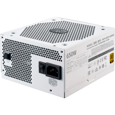 

Блок питания CoolerMaster 650W V650 GOLD-V2 WHITE EDITION (MPY-650V-AGBAG-EU)