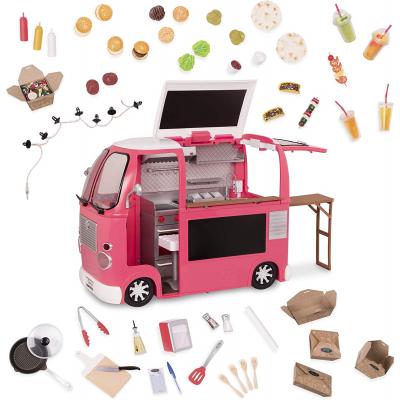 

Игровой набор Our Generation транспорт для кукол Продуктовый фургон розовый (BD37969Z)