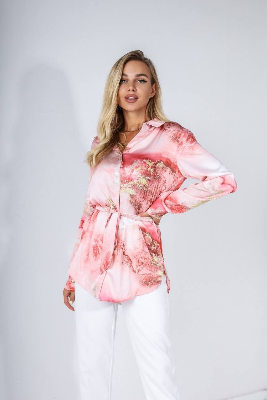 

Рубашка Beauty Kris 1231-1_46-48 46-48 Коралловая