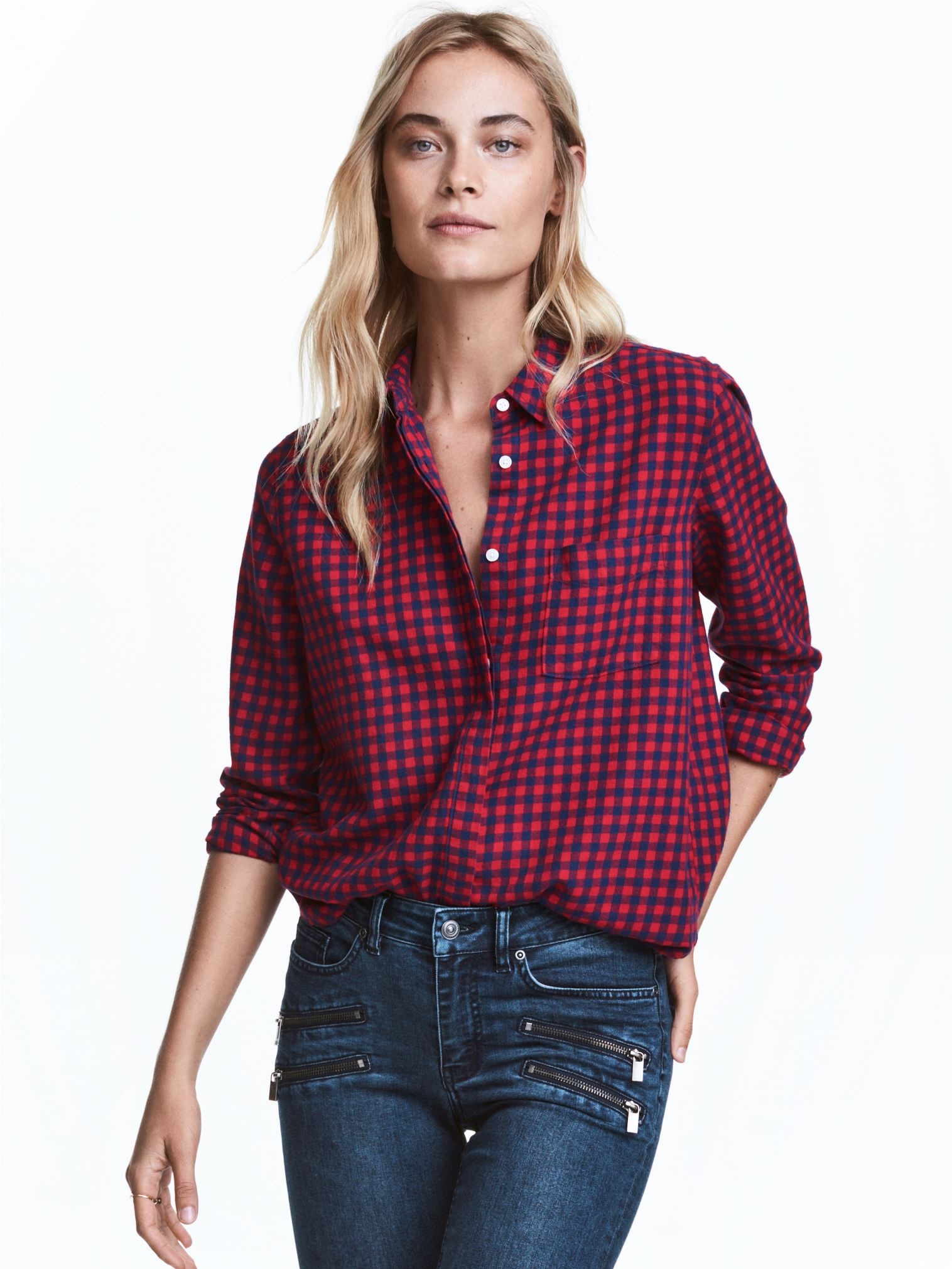 

Рубашка H&M 8700879 44 Красная