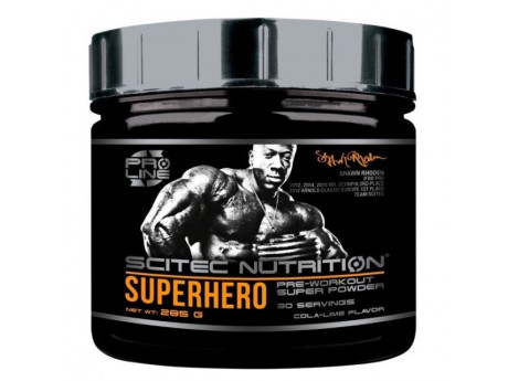 

Предтренировочный комплекс Scitec Nutrition Superhero 285 грамм Вкус Манго Кола