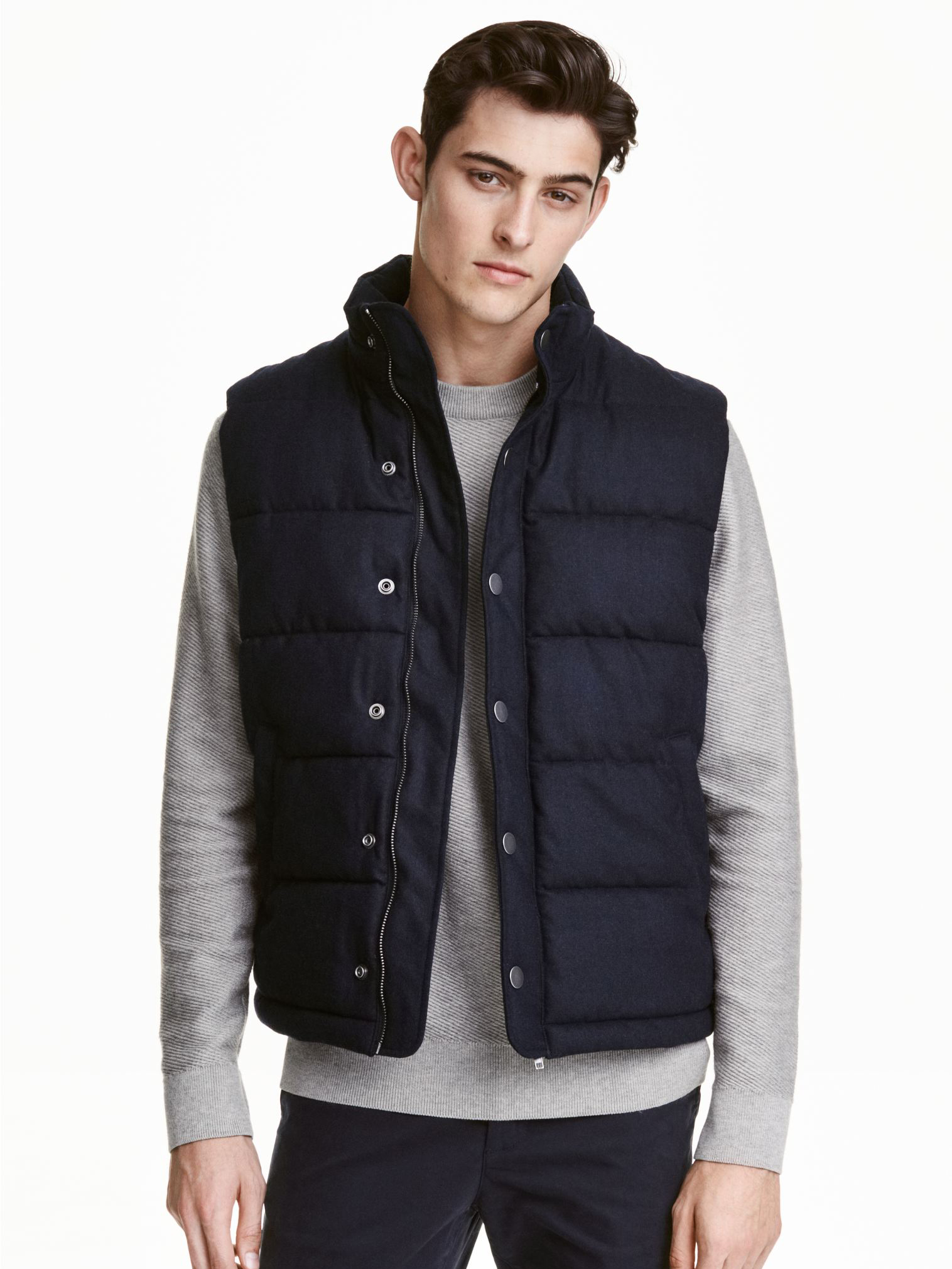 

Жилетка H&M 1109114 М Темно-синяя