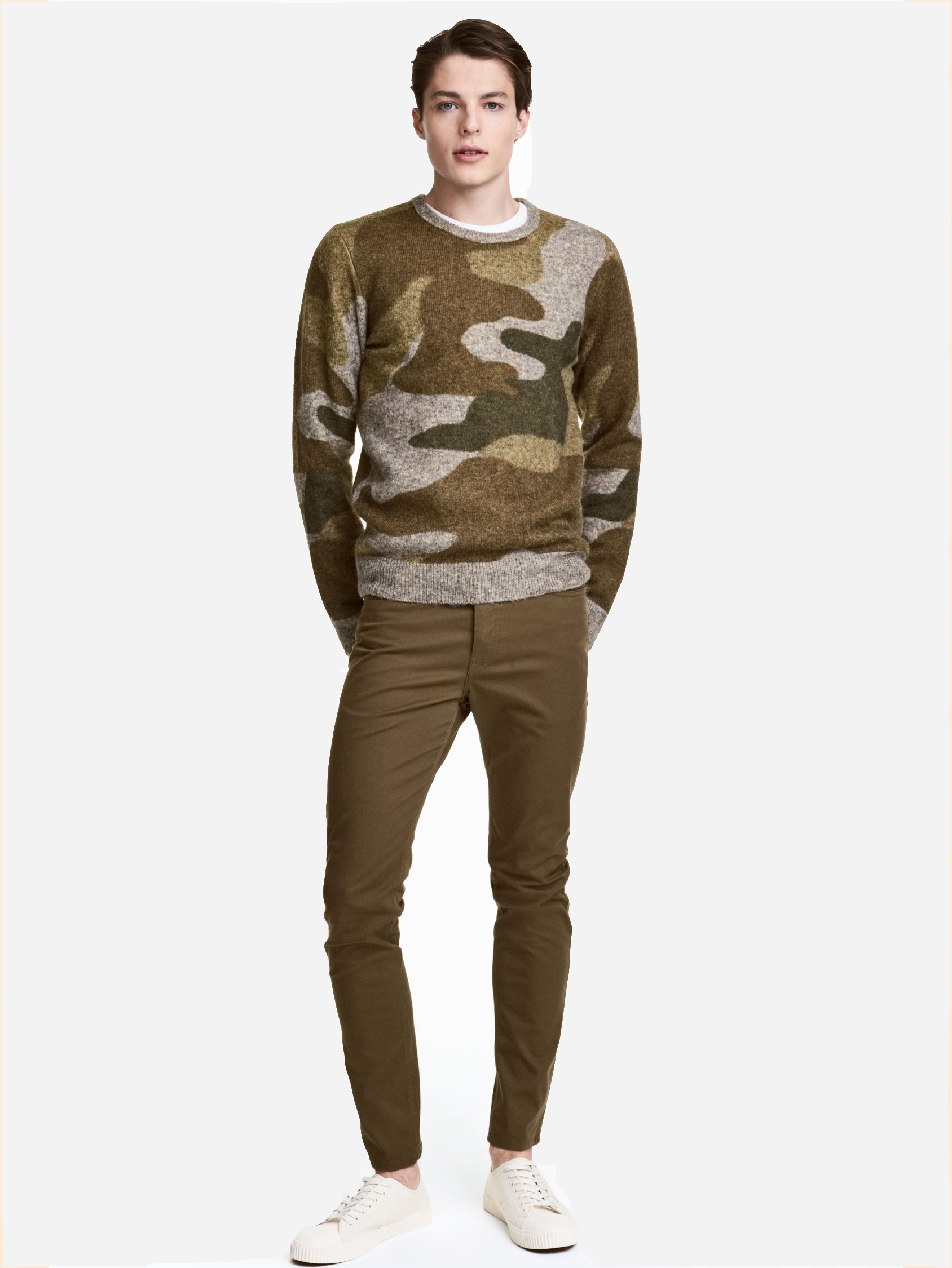 

Брюки H&M 9622001 29 Оливковые