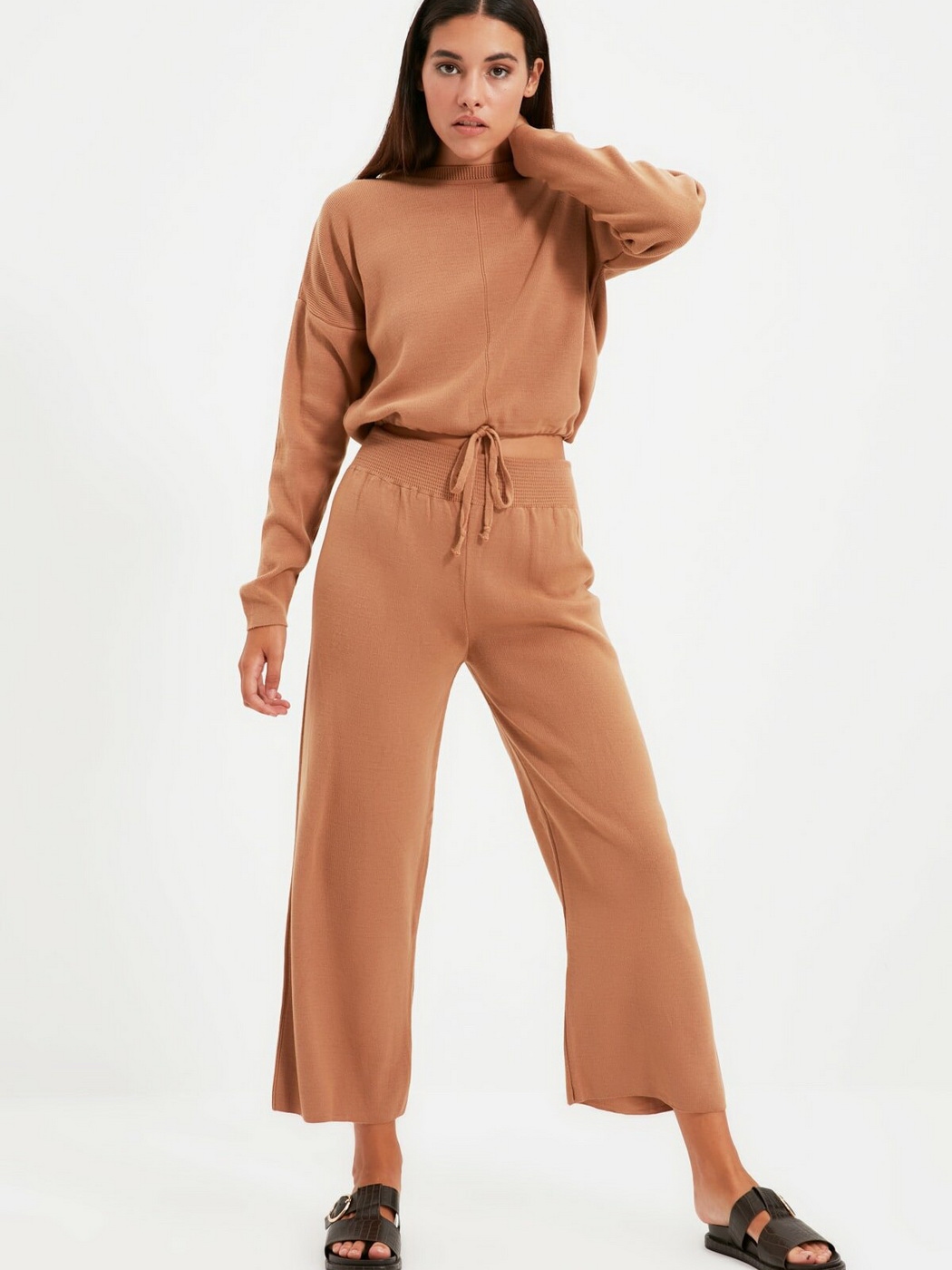 

Костюм Trendyol TWOAW22AU0070/Camel  Бежевый, Костюм Trendyol TWOAW22AU0070/Camel L Бежевый