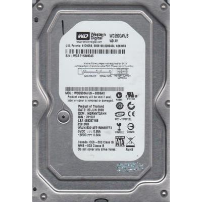 

Жесткий диск 3.5&" 250Gb Western Digital (WD2500AVJS)