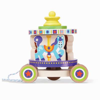 

Развивающая игрушка Melissa&Doug Первая деревянная игрушка Карусель (MD13616)