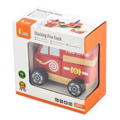 

Развивающая игрушка Viga Toys пирамидка Пожарная машинка (50203FSC)