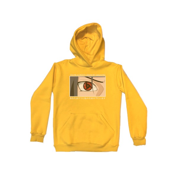 

Худи Детская для мальчиков без утепления Итачи, ты под моим Гендзюцу Размер 128 см Цвет желтый - MyTee