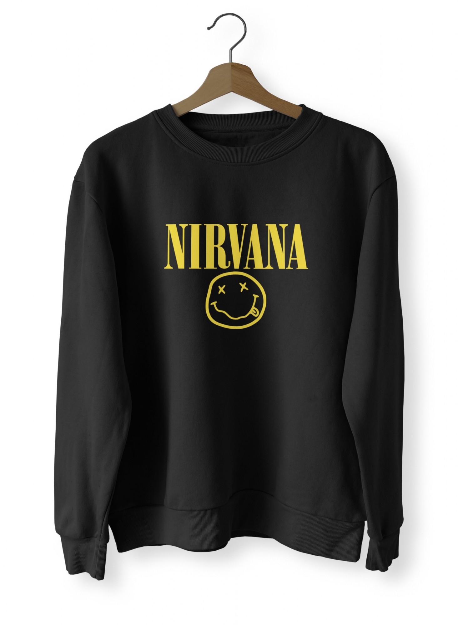 

Свитшот мужской Rock Series Nirvana Нирвана  Черный, Свитшот мужской Rock Series Nirvana Нирвана L Черный